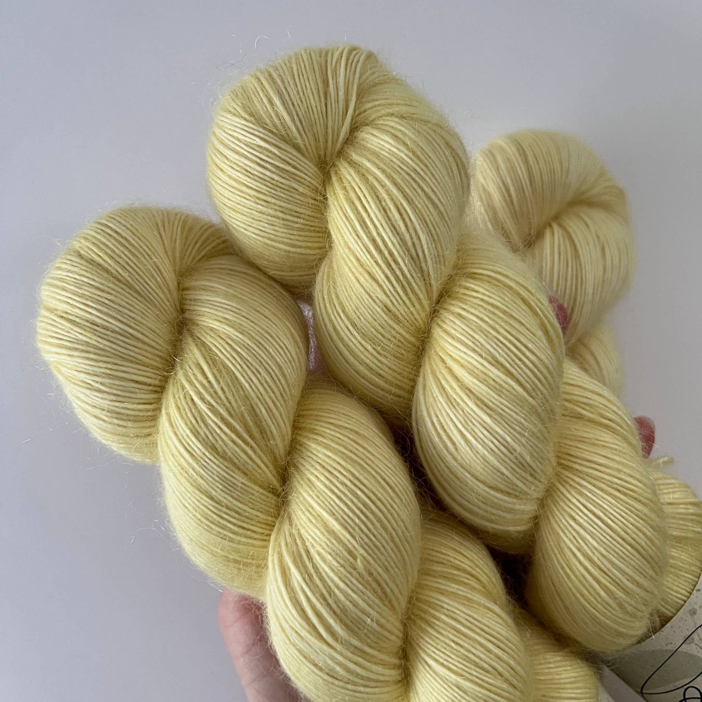 MERINO KID SINGLE Lemon Cream