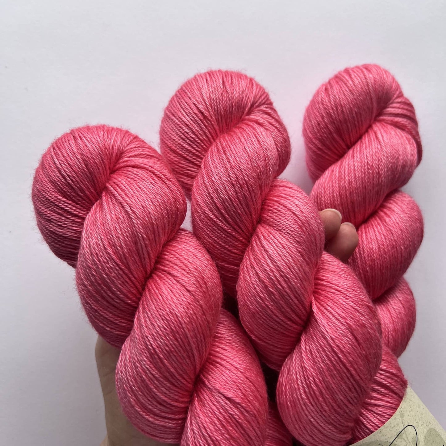 MERINO SILK 50/50 Poppy Pink