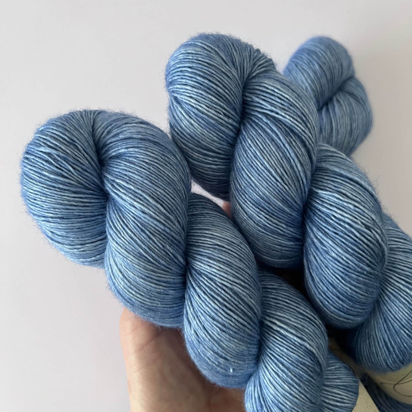 MERINO SILK SINGLE Light Blue