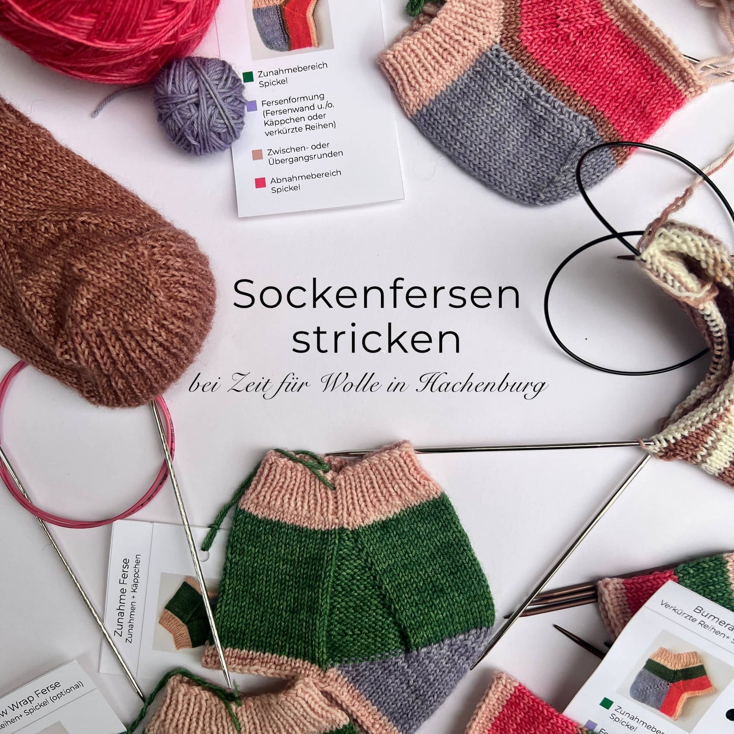 WORKSHOP - Sockenfersen stricken