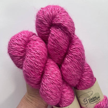 CURLY SILK Pink Peony