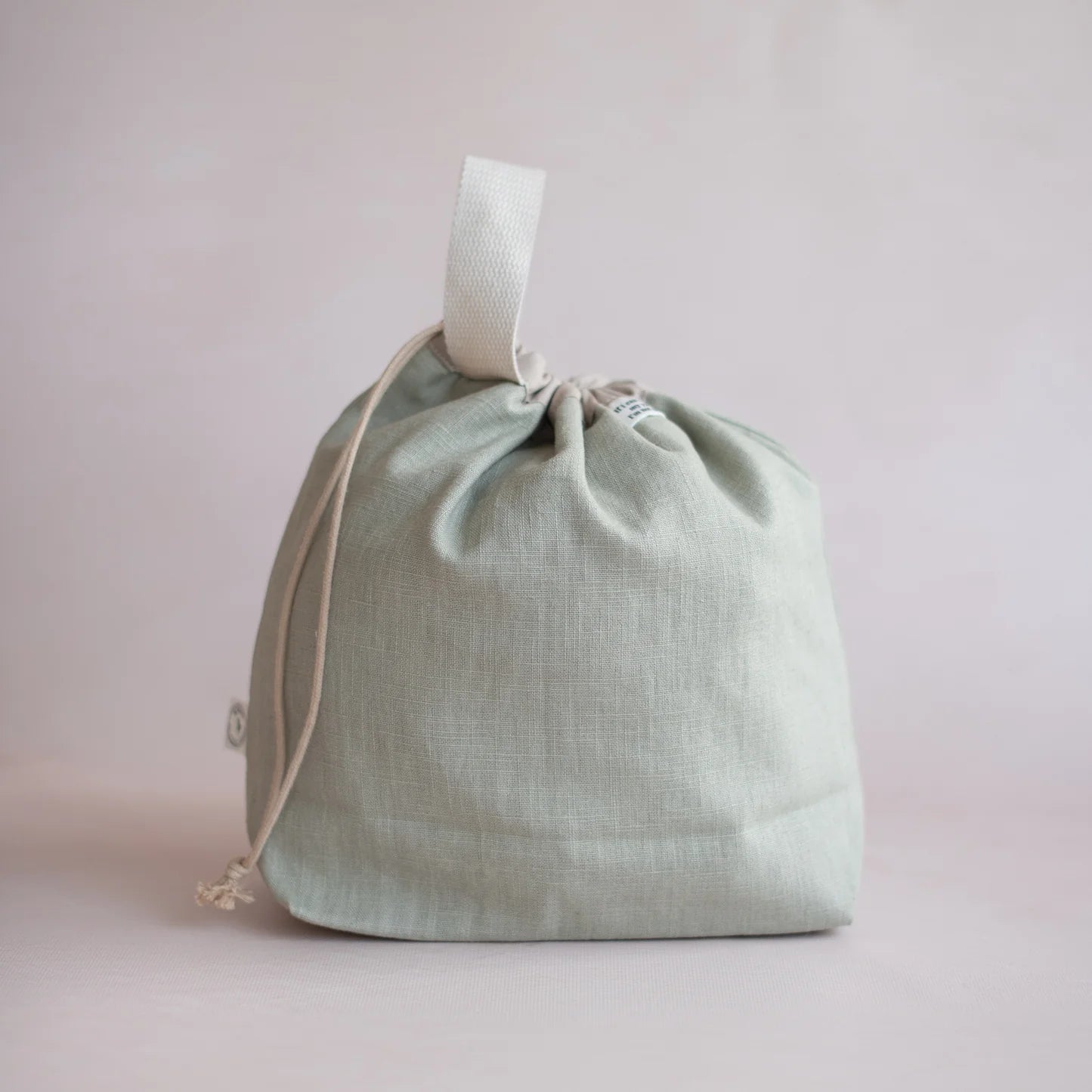 Projekttasche Leinen - KNITS by Cindy Ekman | Sage Green