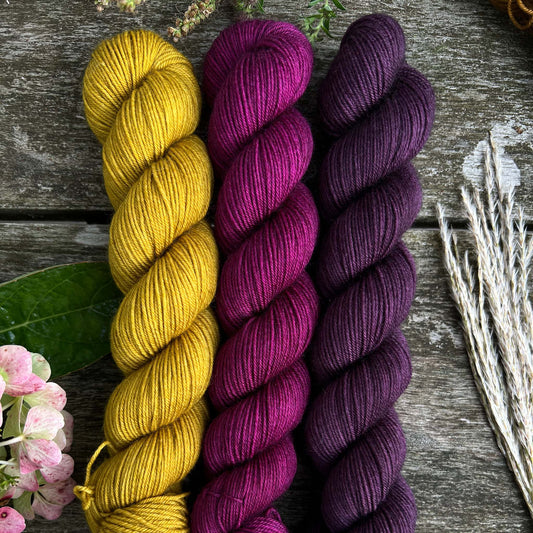 MERINO SockSet 3 x 50 g | Beerengold