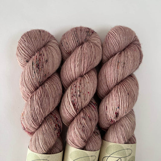 MERINO LINEN SINGLE Mauve Crumble