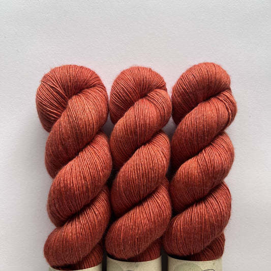 MERINO SILK SINGLE Red Clay