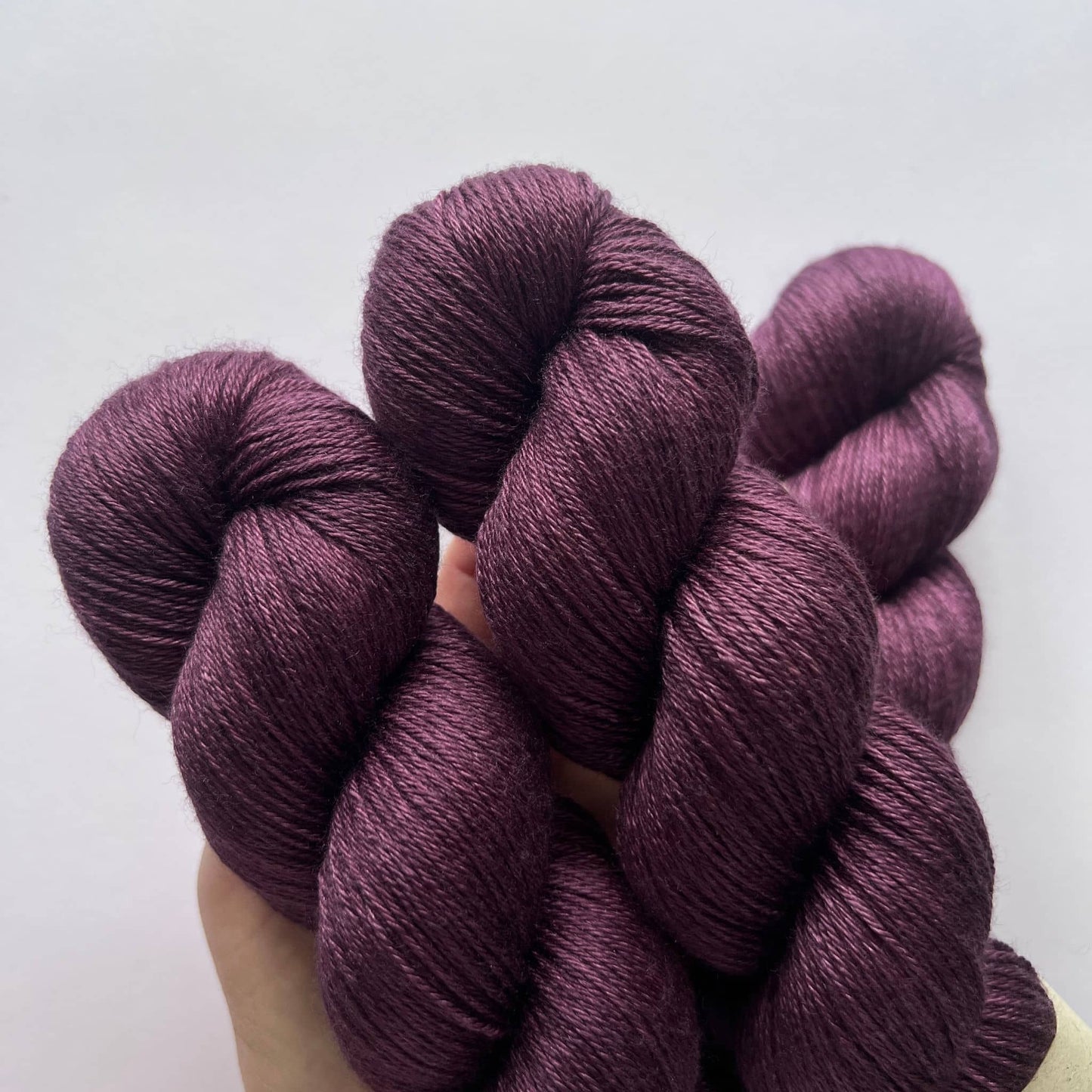 MERINO SILK 50/50 Plum