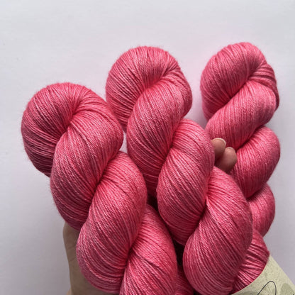 MERINO SILK 50/50 Poppy Pink
