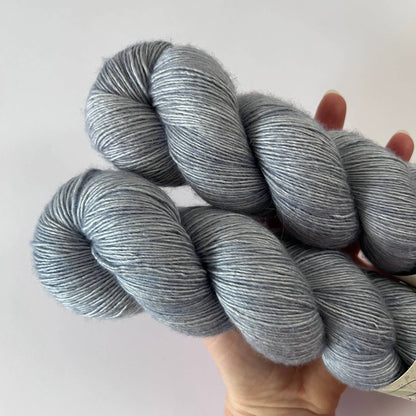 MERINO SILK SINGLE Pale Blue